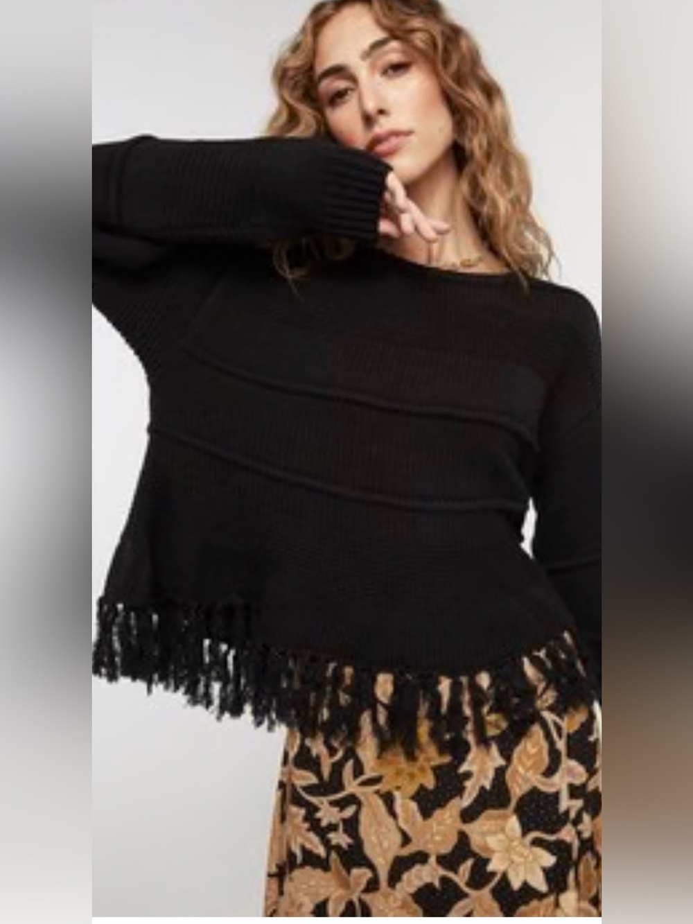 NWT TIGERLILY ESSENTIAL KIRIKA SWEATER SIZE S/M